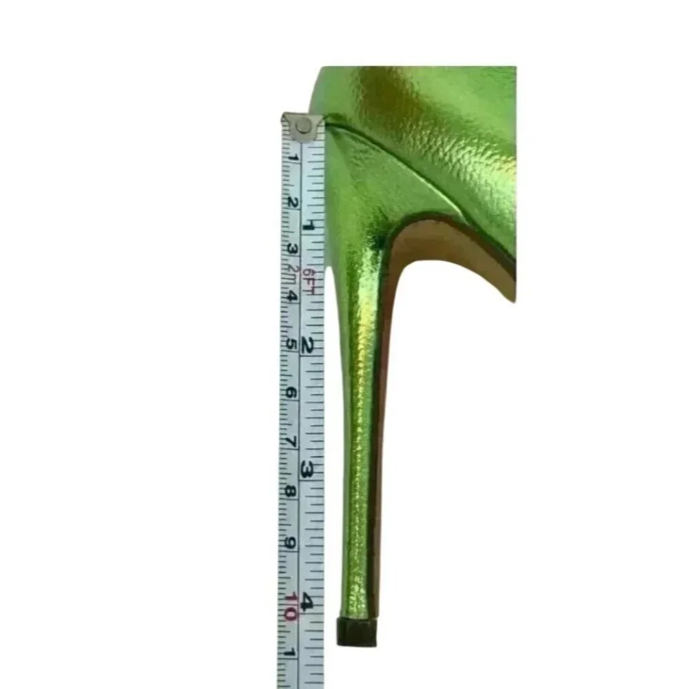 LILIANA / Kimye-99 / Metallic Green / Pointed-Toe High / Heels / Stilettos Women - Picture 4 of 9